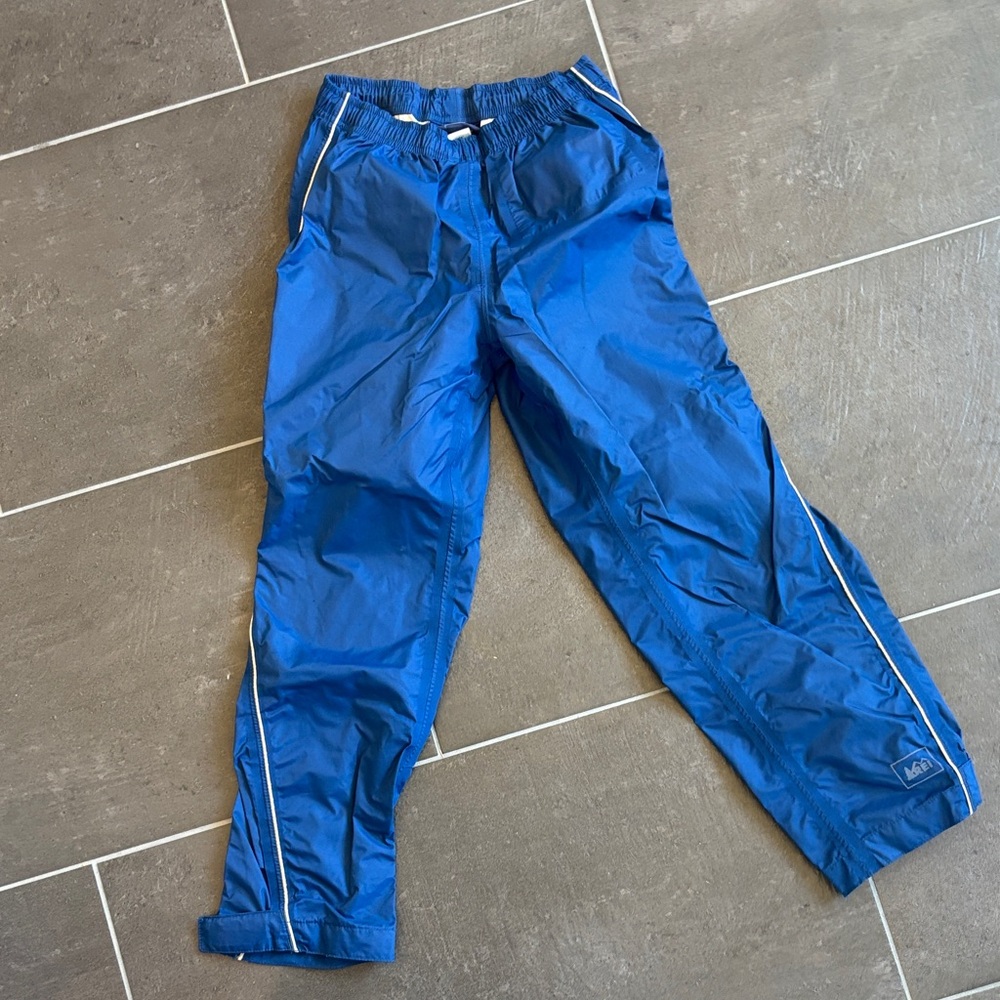REI Kids' Blue Rain Pants Sz 6/7